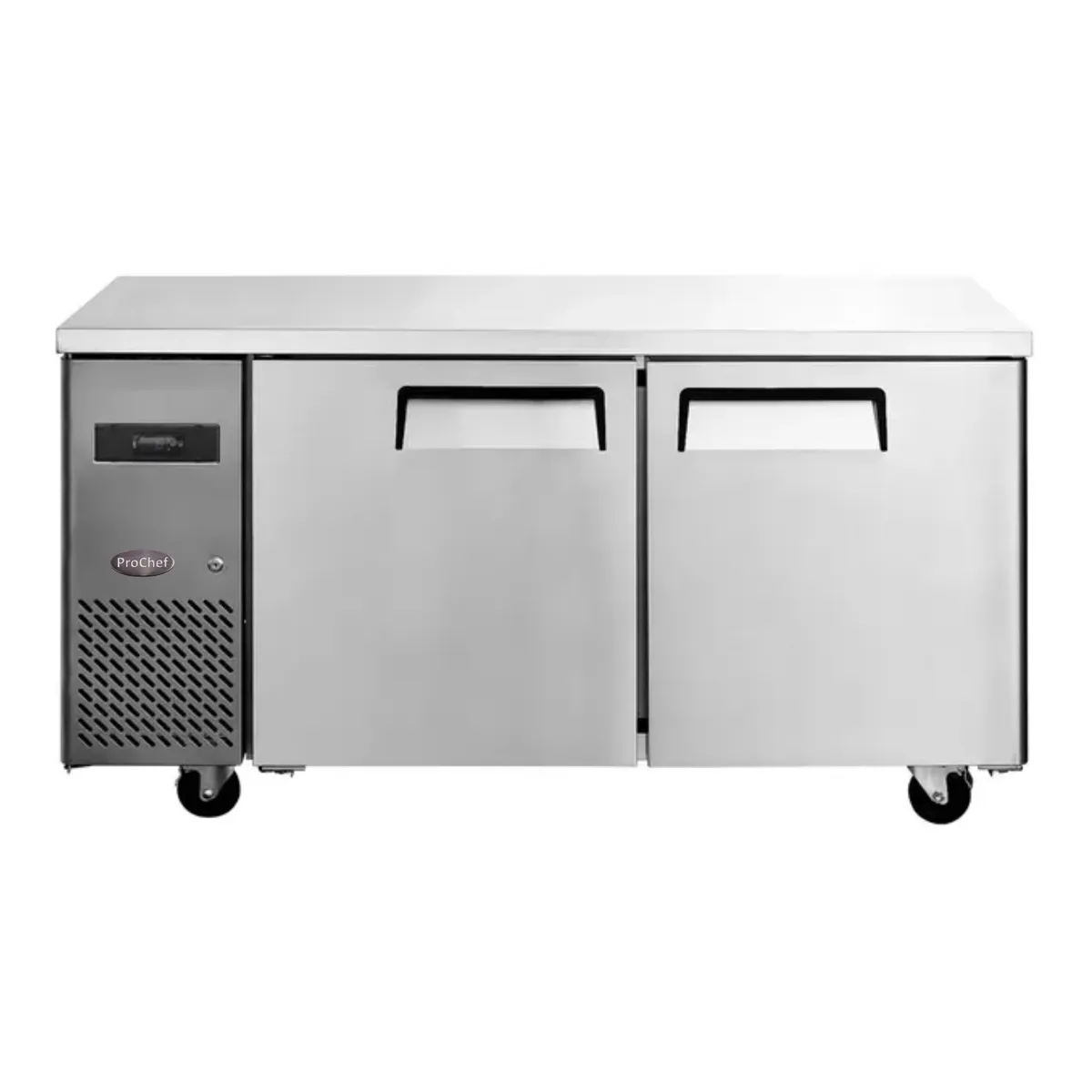 PROCHEF - Meson Refrigerado 150 Cm Acero Inox. 2 Puertas 400 Litros