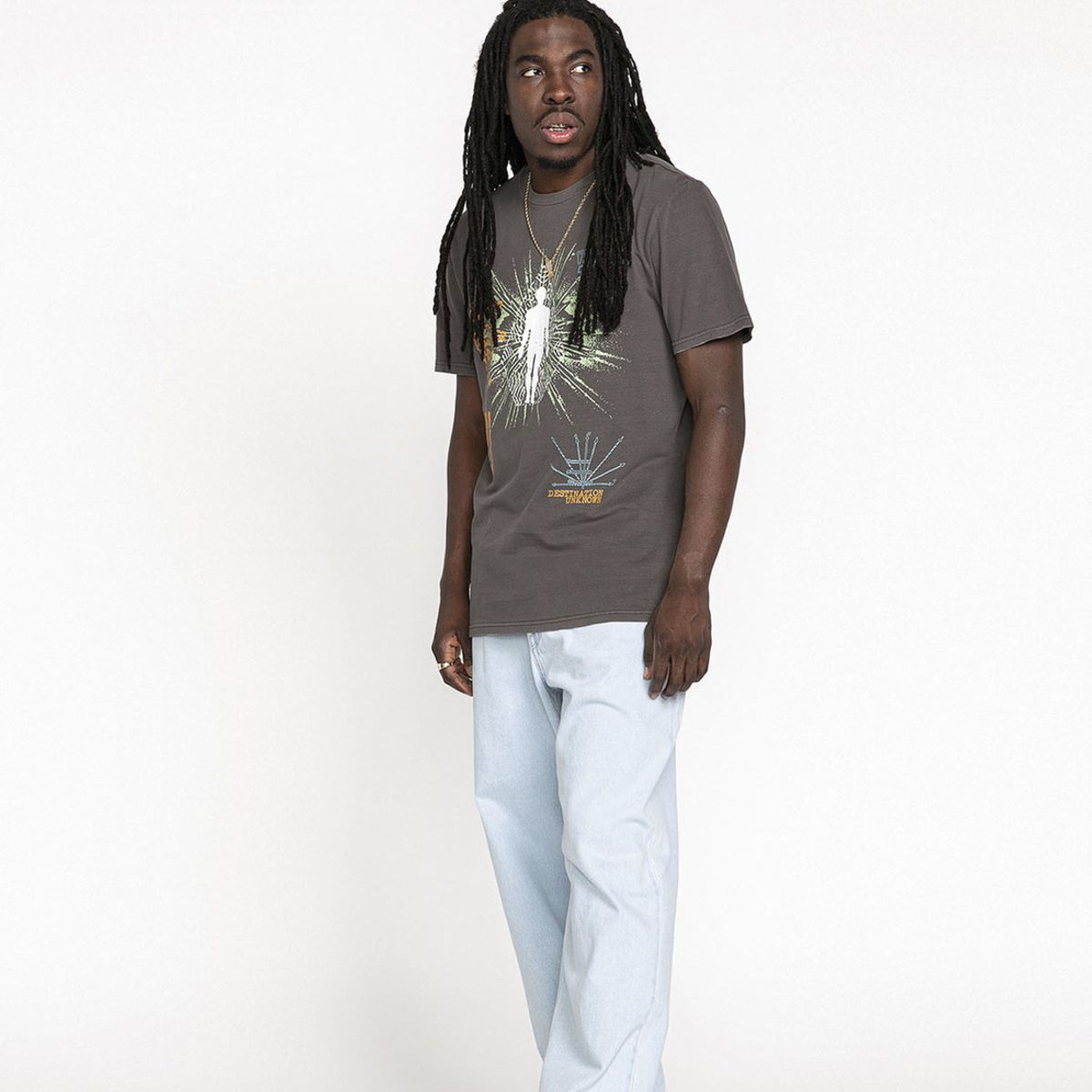 VOLCOM - Polera CONCIOUSCOLLIDER SST Hombre Gris Volcom