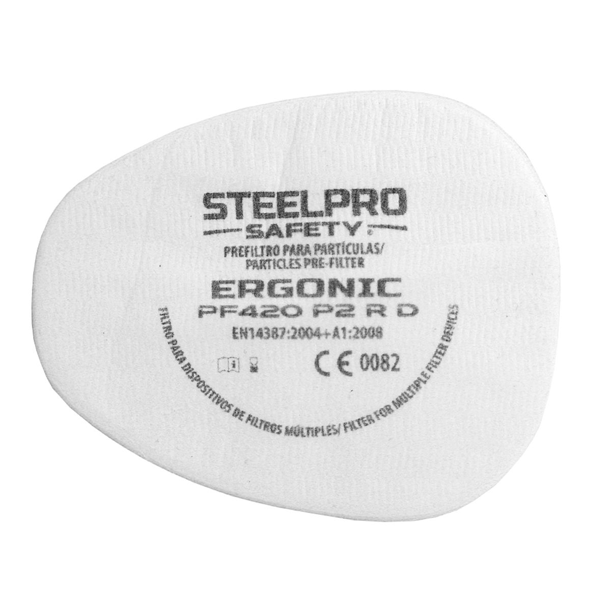 STEELPRO - Filtro Ergonic Pf420 P2 R Particulas 10 Unidades