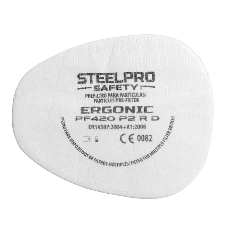 STEELPRO - Filtro Ergonic Pf420 P2 R Particulas 10 Unidades