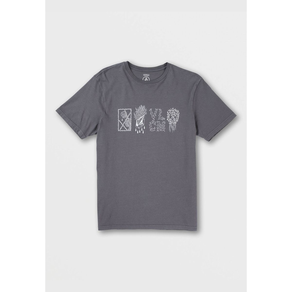 VOLCOM - Polera VADERETRO FA SST Hombre Gris Volcom