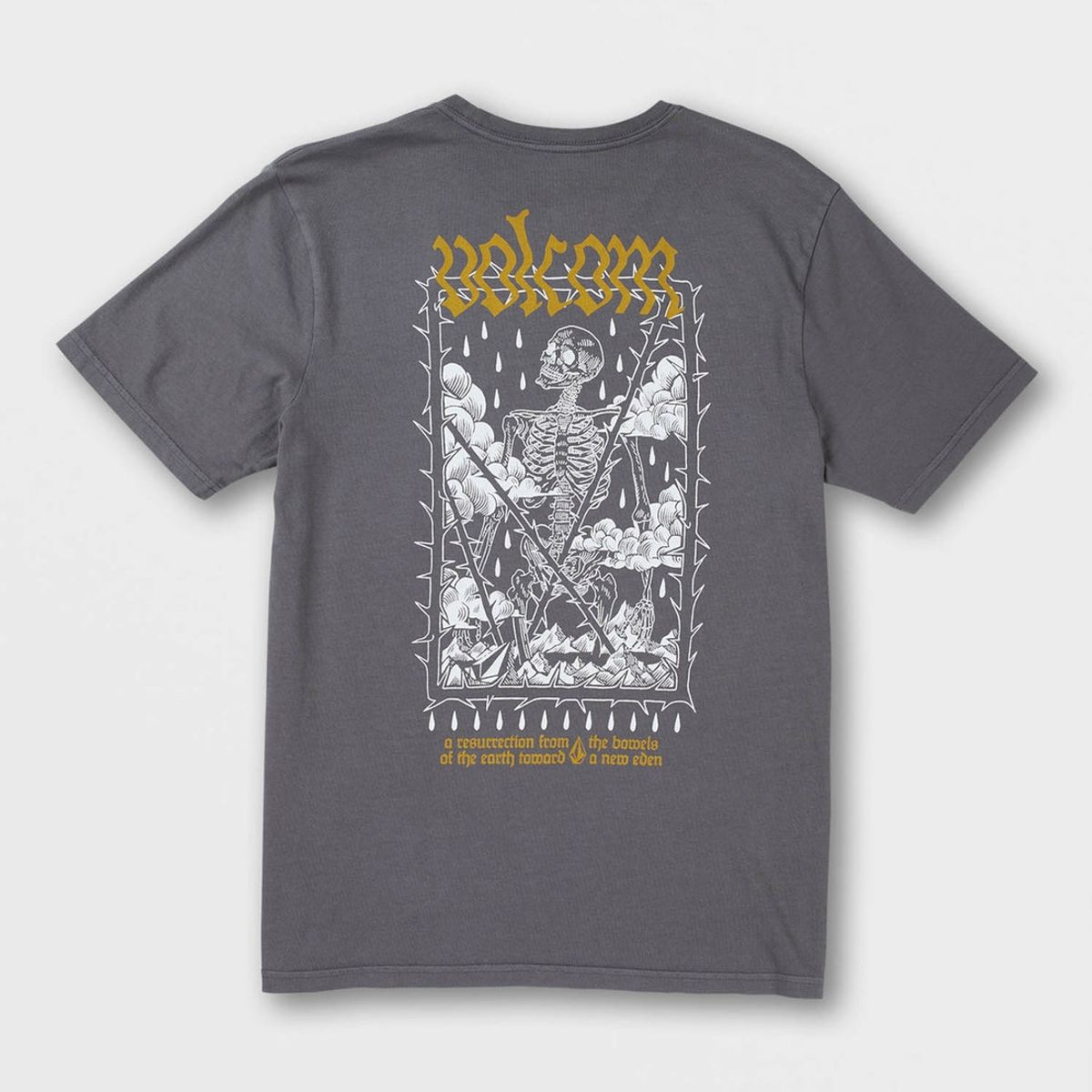 VOLCOM - Polera VADERETRO FA SST Hombre Gris Volcom