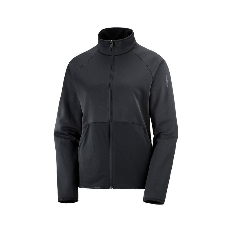 SALOMON - Polerón Mujer Essential Warm Fz Mid W Deep Black Salomon