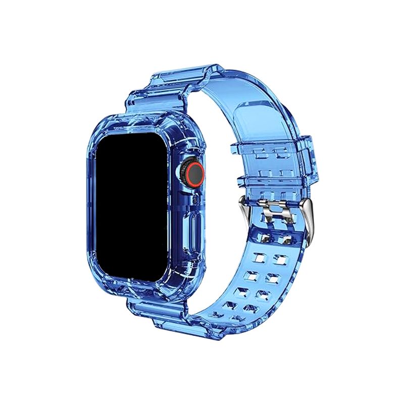 CELLBOX - Correa + Protector de Plástico Traslúcido para Apple Watch
