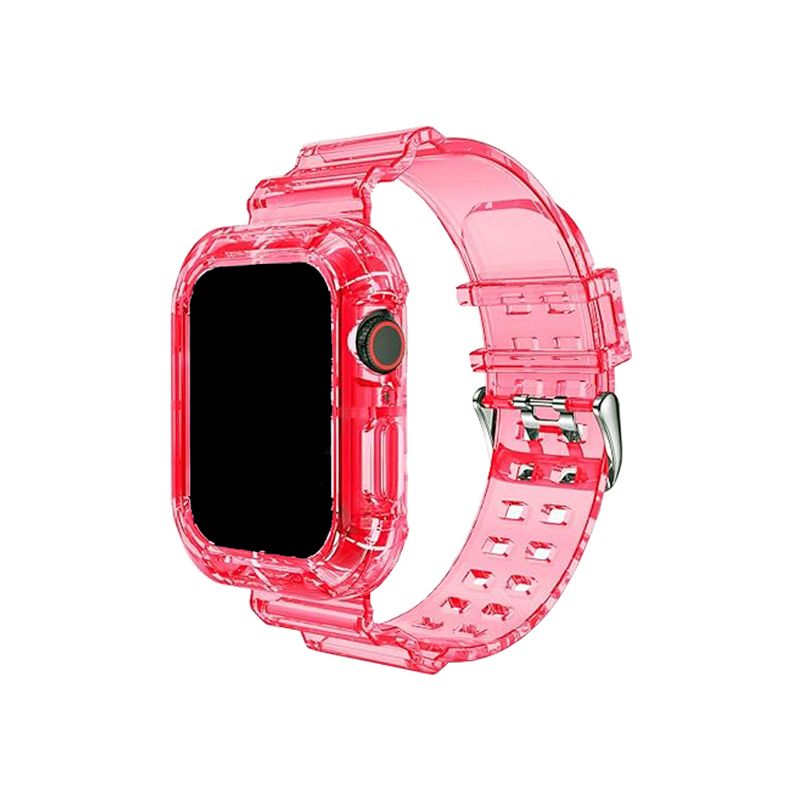 CELLBOX - Correa + Protector de Plástico Traslúcido para Apple Watch