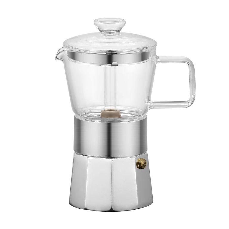 Cafetera Italiana 6 tazas Crystal