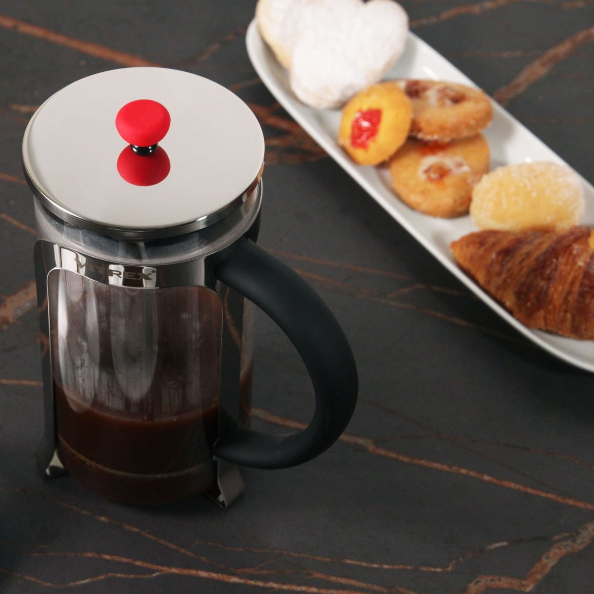 VITREX - Cafetera de embolo 1L Chennai Vitrex