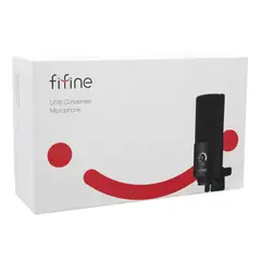 FIFINE - MICRÓFONO CONDESADOR NEGRO USB K669B (6951613991640)