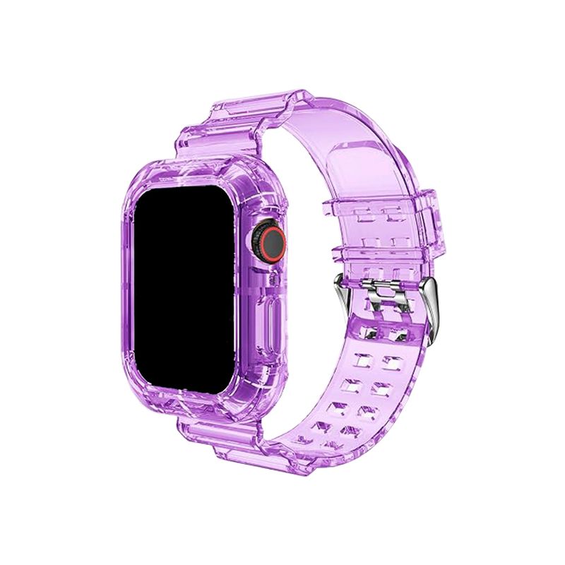 CELLBOX - Correa + Protector de Plástico Traslúcido para Apple Watch