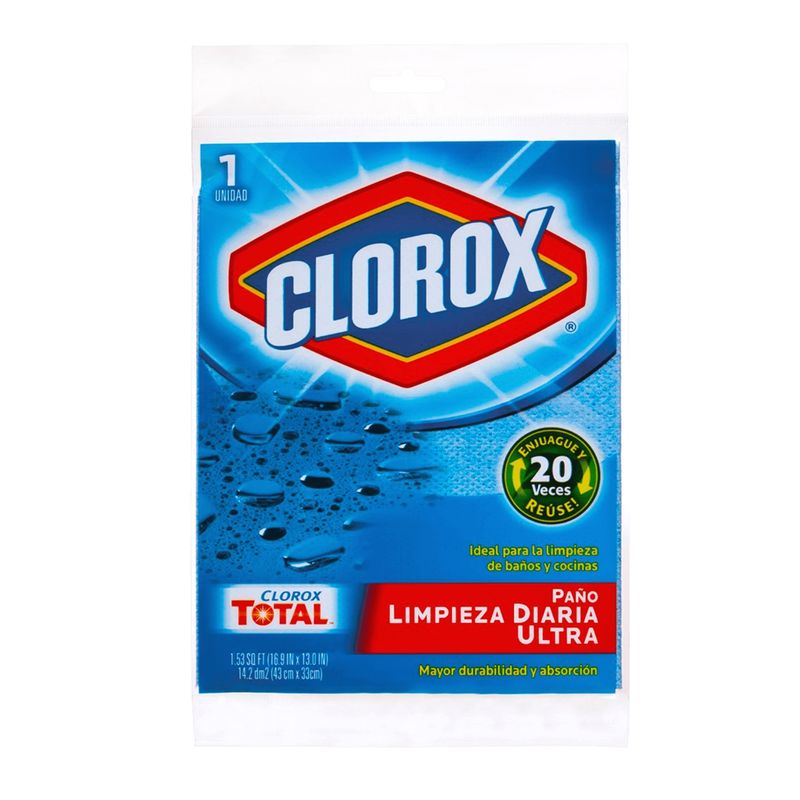 CLOROX - Clorox Paño De Limpieza Diaria Ultra 1 unidad
