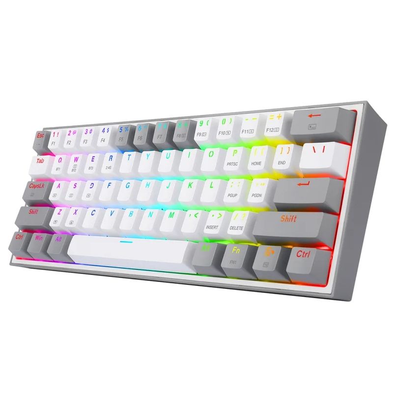 REDRAGON - Redragon Fizz Pro K616-RGB Bluetooth 5.0 WHITEGREY