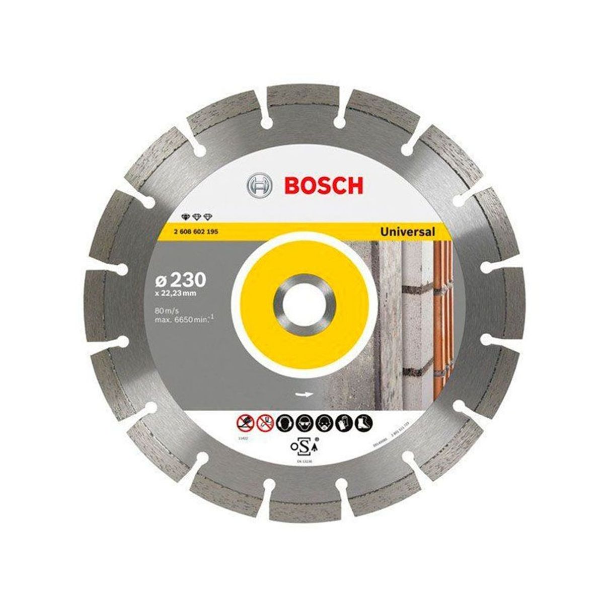 BOSCH - Disco Diamantado Segmentado Universal 9 BOSCH