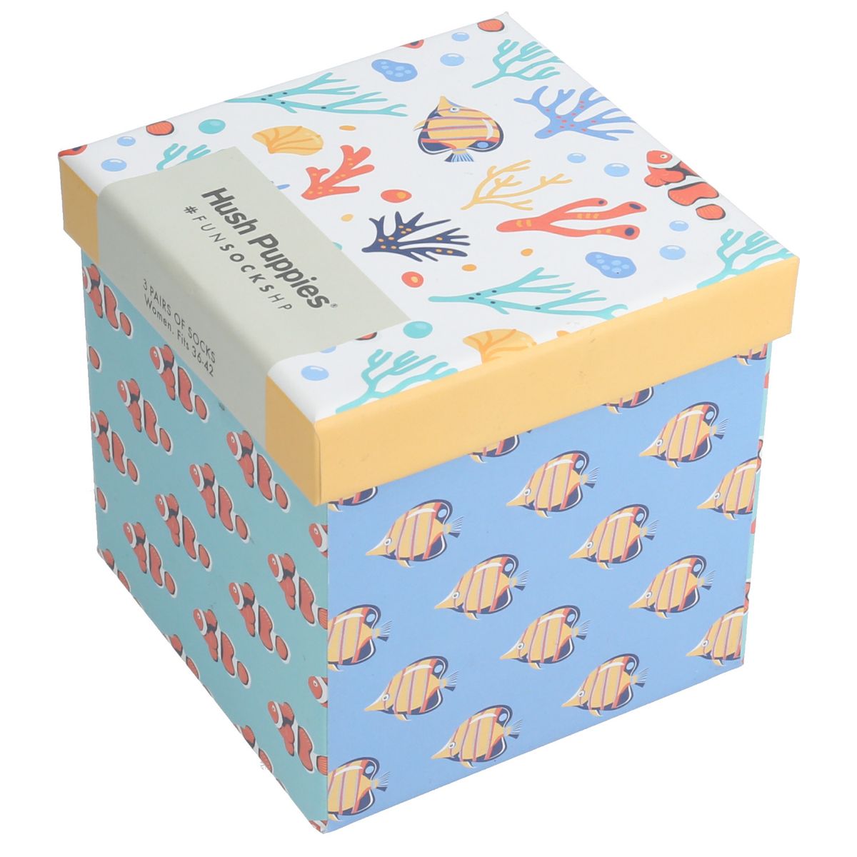 HUSH PUPPIES - Calcetín Mujer V22W Pack Gift Pez Multi HUSH PUPPIES