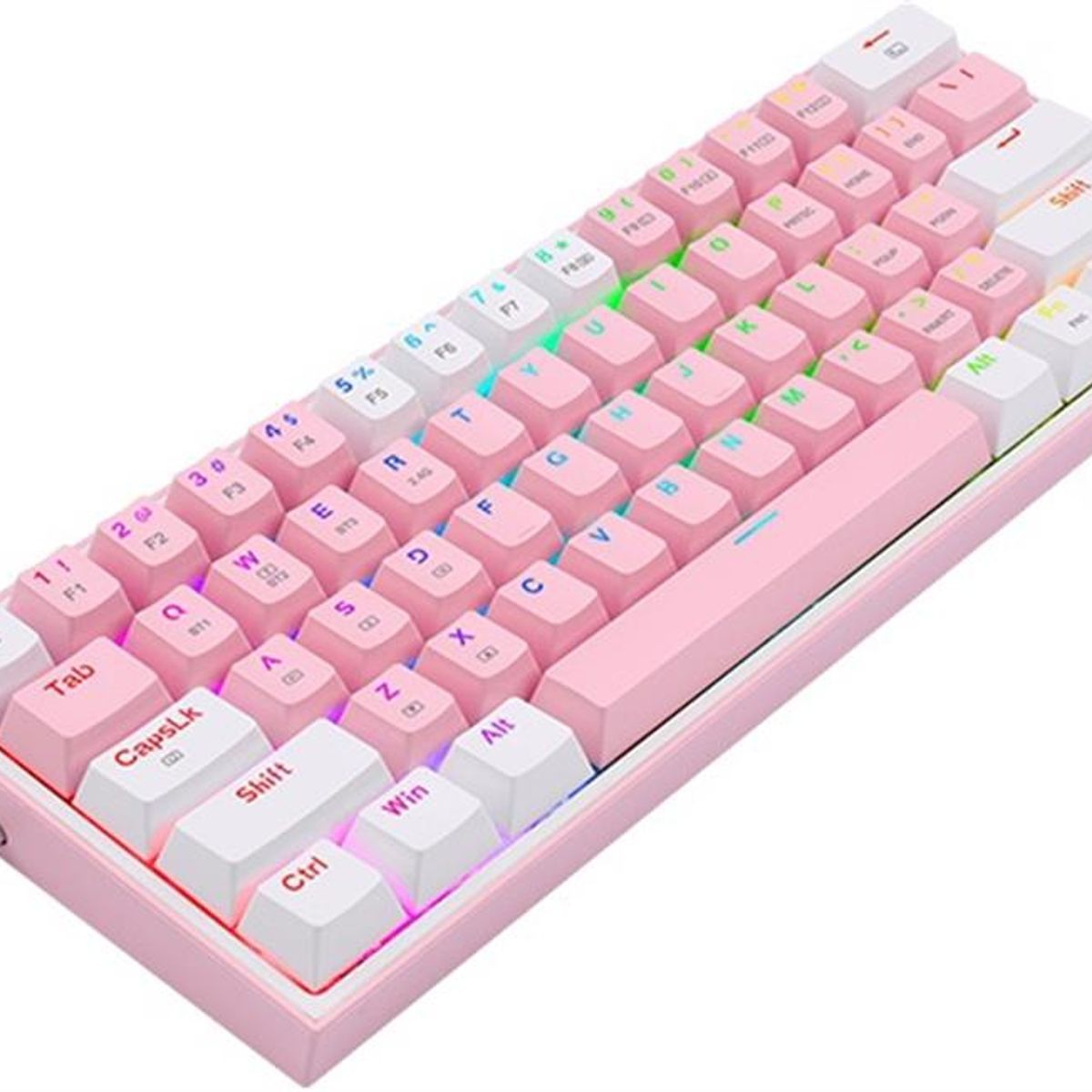 REDRAGON - Redragon Fizz Pro K616-RGB Bluetooth 5.0 PINKWHITE