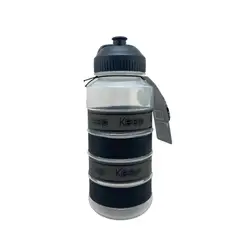 KEEP - Botella Big Band 1litro Negra Sport Gym Libre BPA