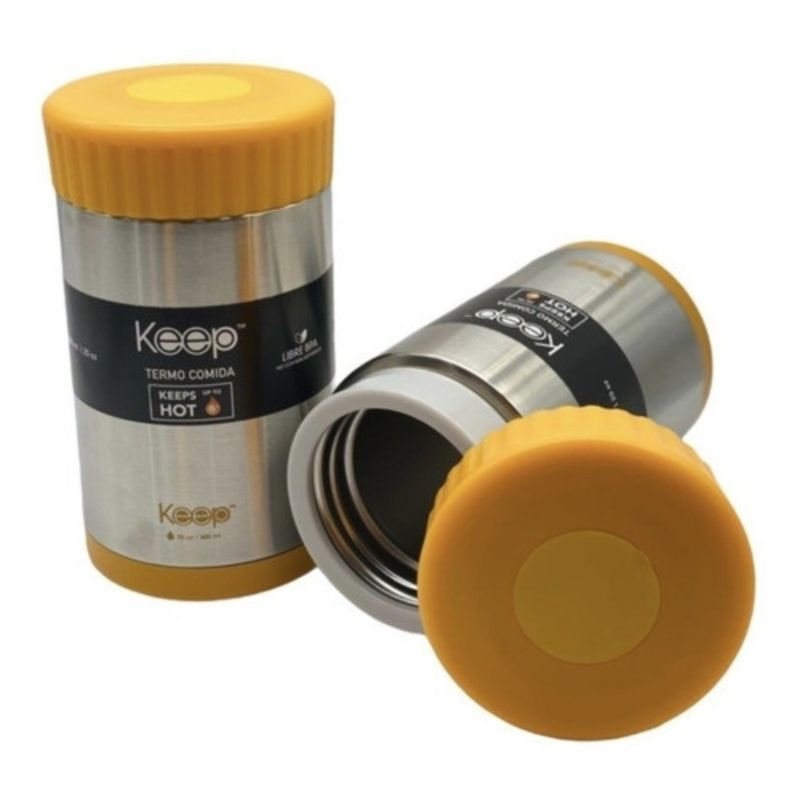 KEEP - Termo Comida 600ml Keep Lonchera Amarillo