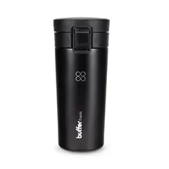 BUFFER FLASK - Termo Cafe Mug Buffer Termico 380ml 13oz Sellabl - Negro