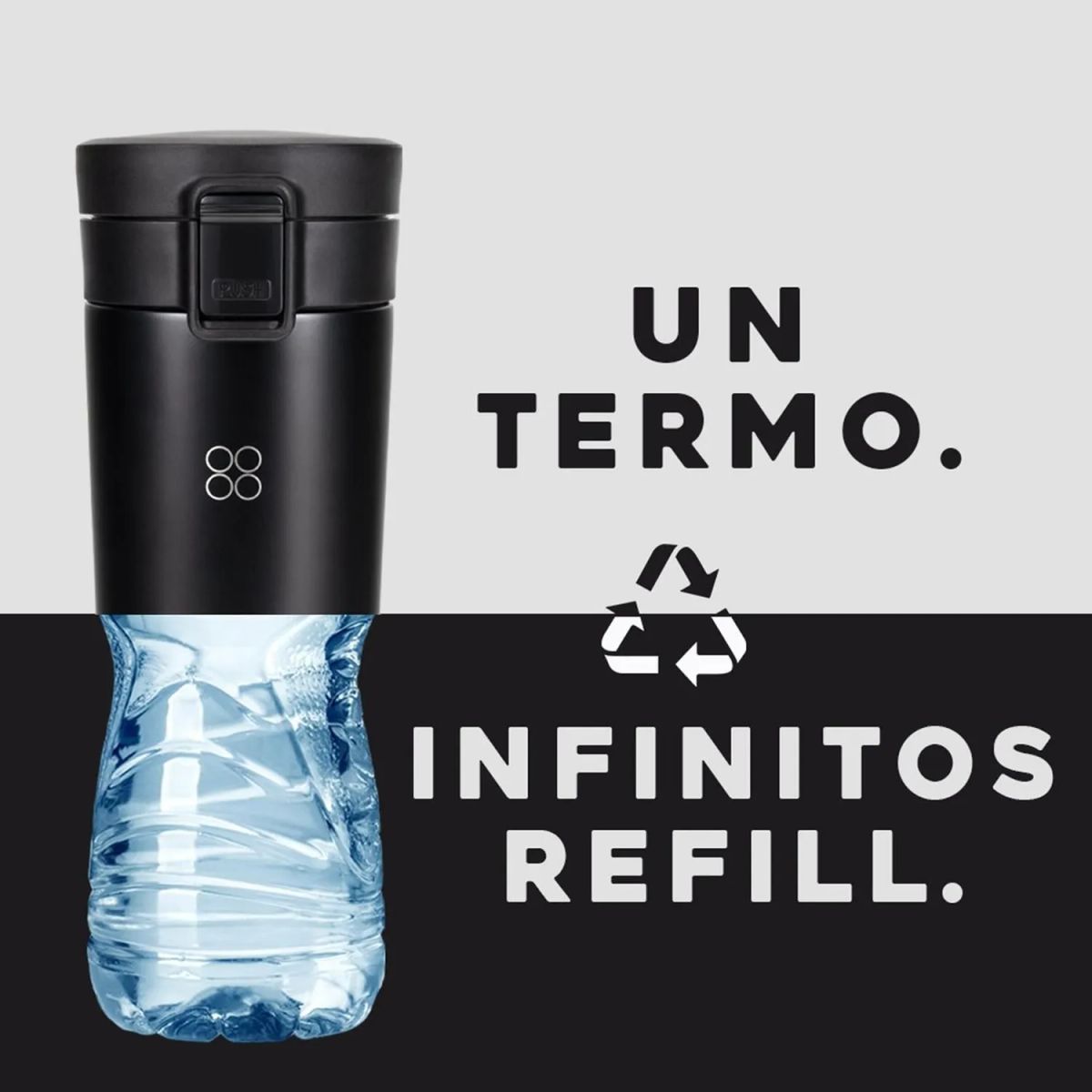 BUFFER FLASK - Termo Para Cafe Mug Buffer Vaso Termico 380ml 13oz Sellable