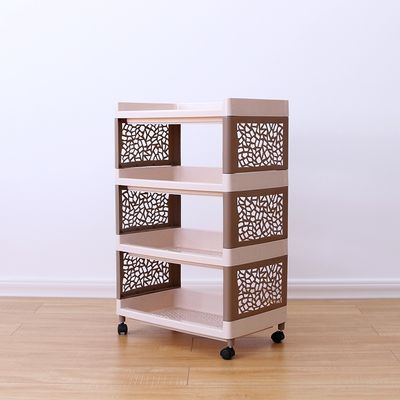 Imagen 2 del producto Estante Repisa Organizador librero 4 niveles con ruedas 6048