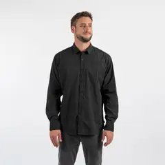 BUBBA - Cotton Shirt Black Black