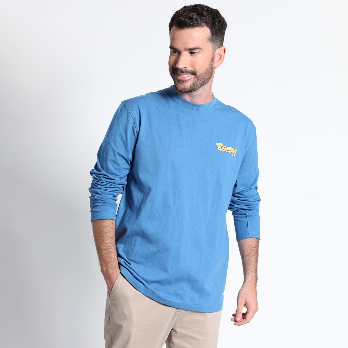 KOTTING - Polera Estampada Manga Larga Regular Fit KOTTING