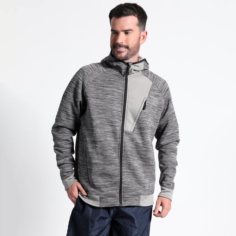 KOTTING - Polerón Full Zipper Cuello Alto Con Capucha KOTTING
