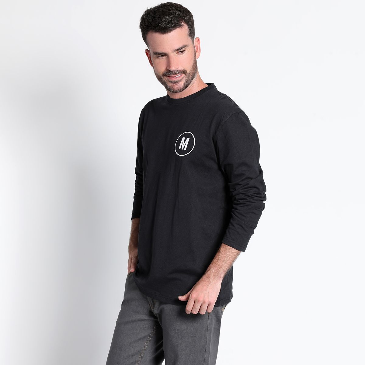 KOTTING - Polera Estampada Manga Larga Regular Fit KOTTING