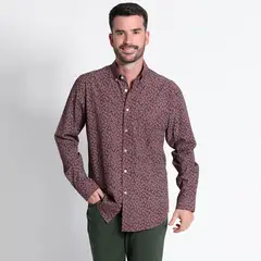 KOTTING - Camisa Fantasía Estampada Manga Larga Slim Fit
