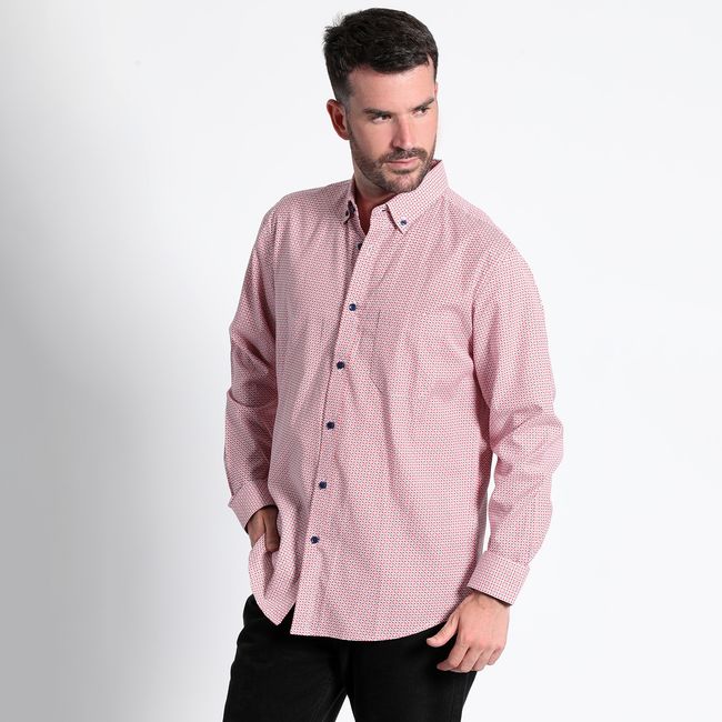 KOTTING - Camisa Fantasía Estampada Manga Larga Slim Fit KOTTING