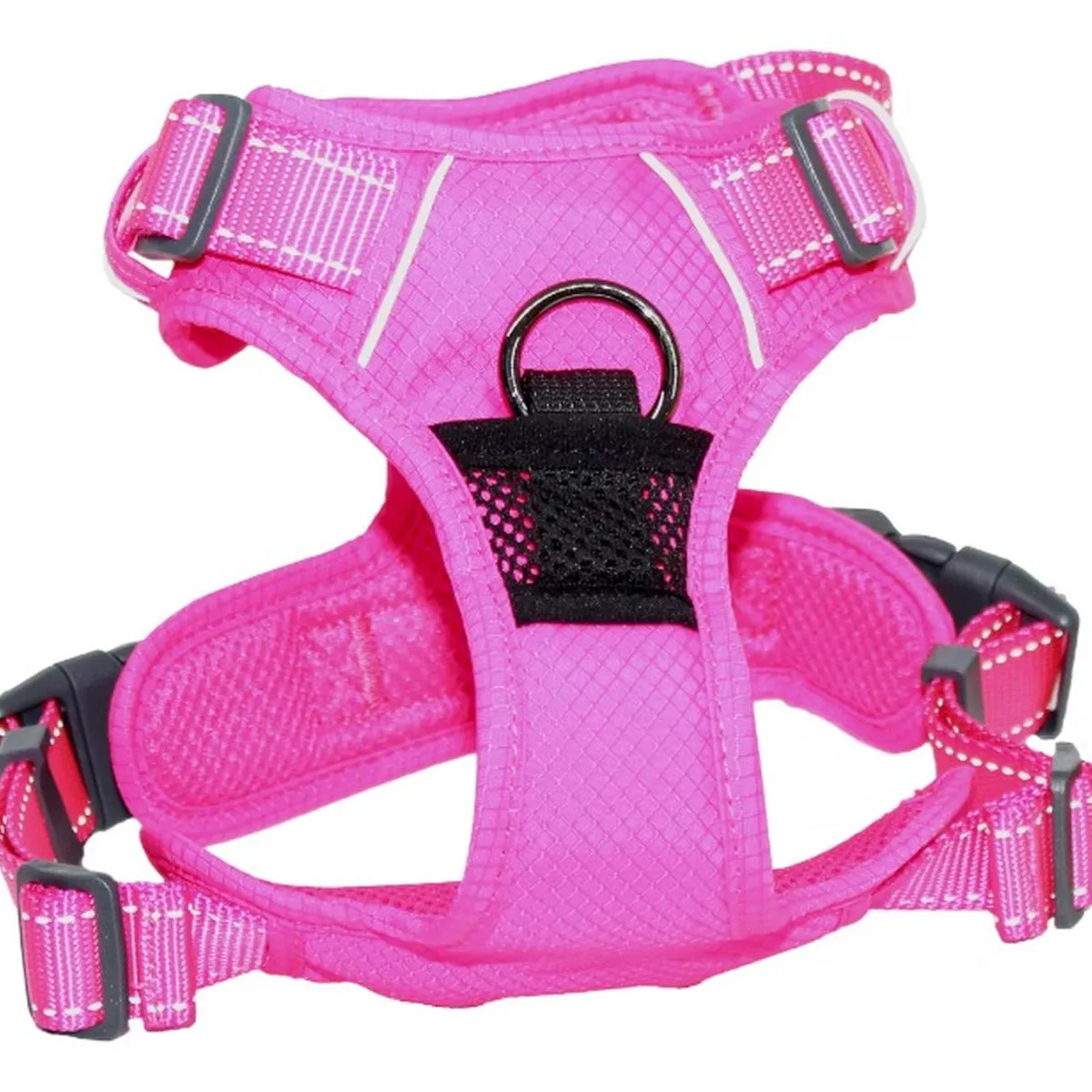 MASCAN - Arnés Deportivo De Control S Fucsia Perro Mascan