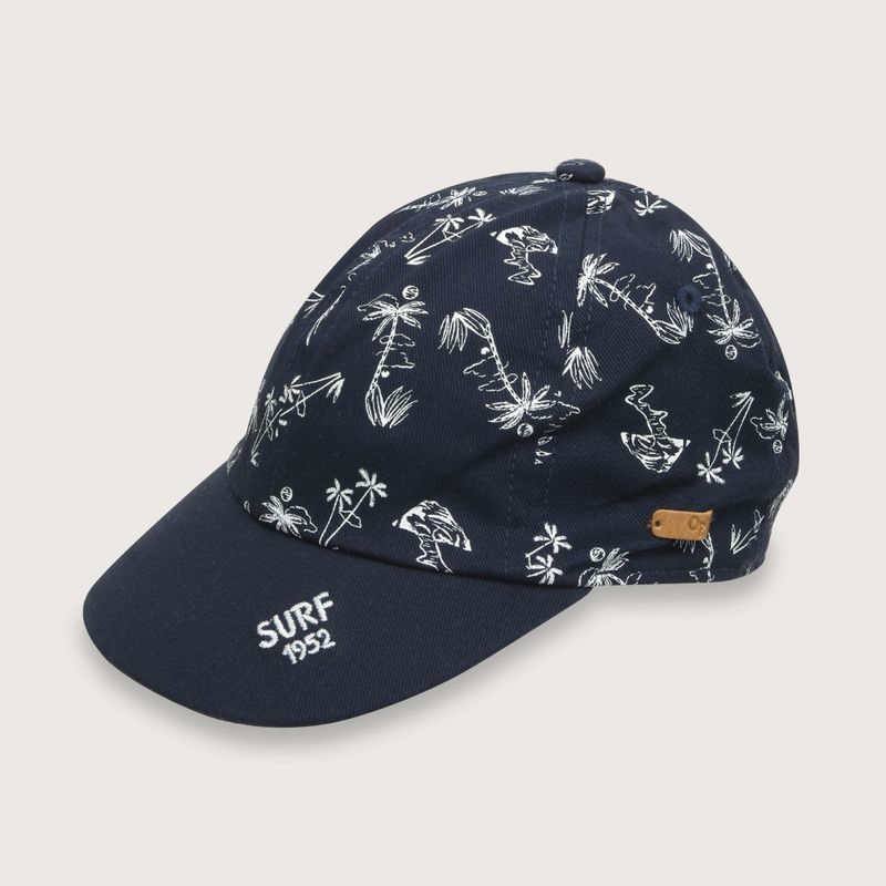 OPALINE - Jockey de niño palmeras navy