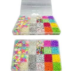 GENERICO - KITS DE BISUTERÍA PARA CREAR COLLARES Y PULSERAS