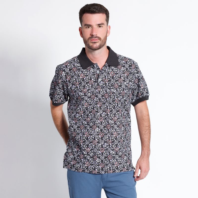 KOTTING - Polera Piqué Estampada Manga Corta Regular Fit KOTTING