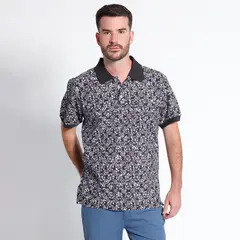 KOTTING - Polera Piqué Estampada Manga Corta Regular Fit