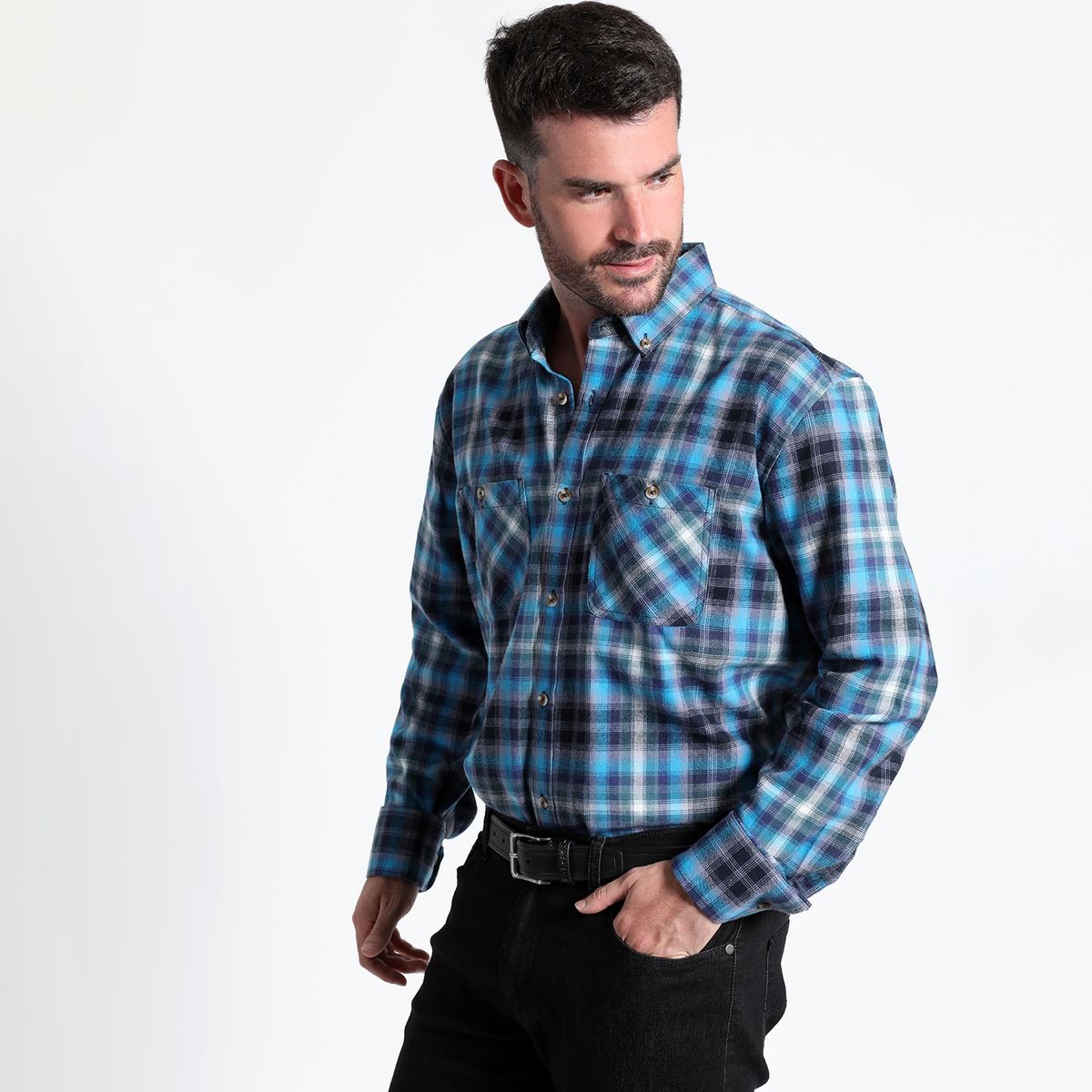 KOTTING - Camisa Villela Fantasía Manga Larga Regular Fit KOTTING