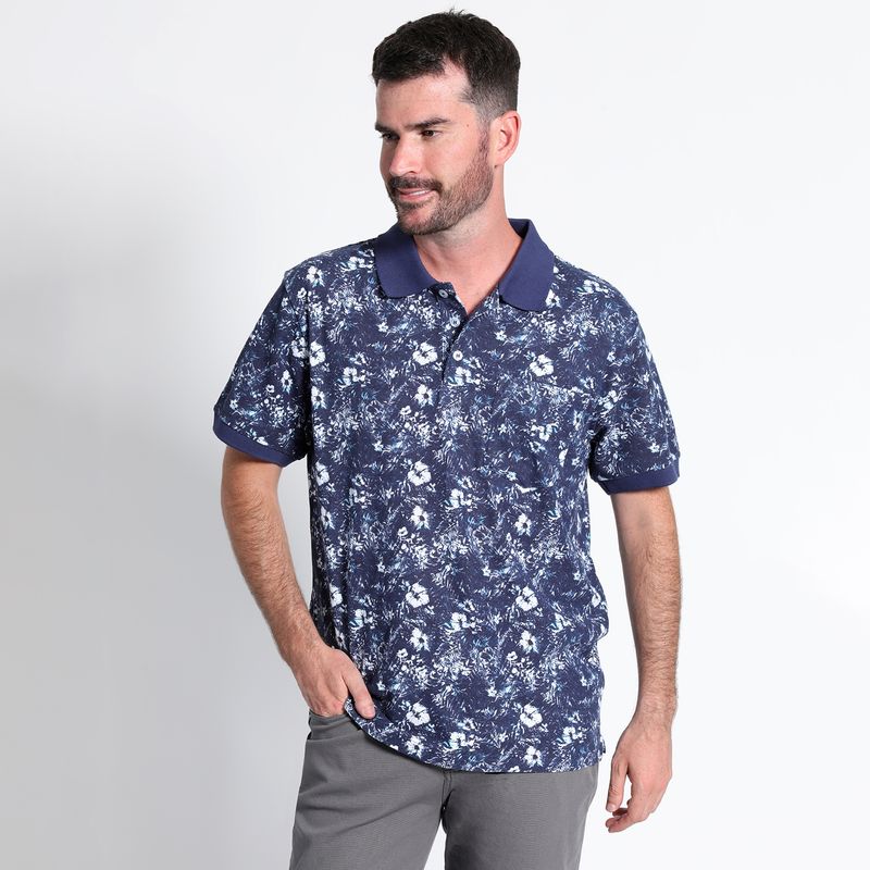 KOTTING - Polera Piqué Estampada Manga Corta Regular Fit KOTTING