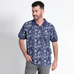 KOTTING - Polera Piqué Estampada Manga Corta Regular Fit