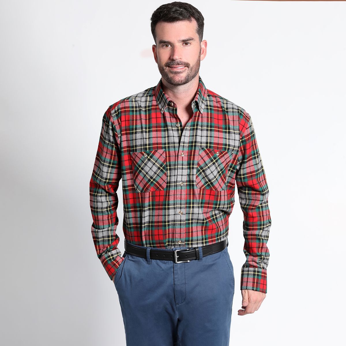 KOTTING - Camisa Villela Fantasía Manga Larga Regular Fit KOTTING