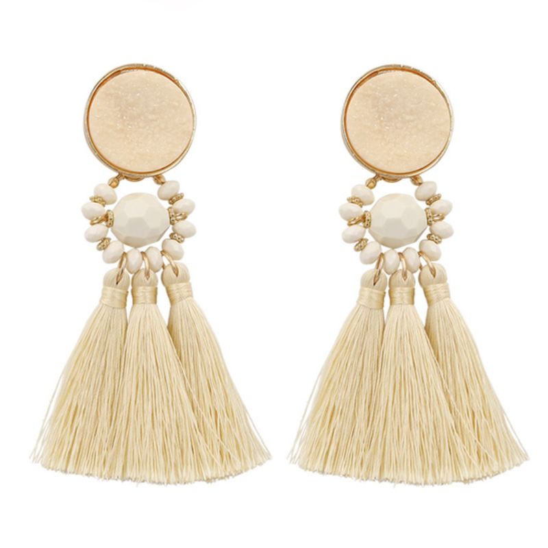 MARIA PASKARO - Aros Itata Beige Fleco Maria Paskaro