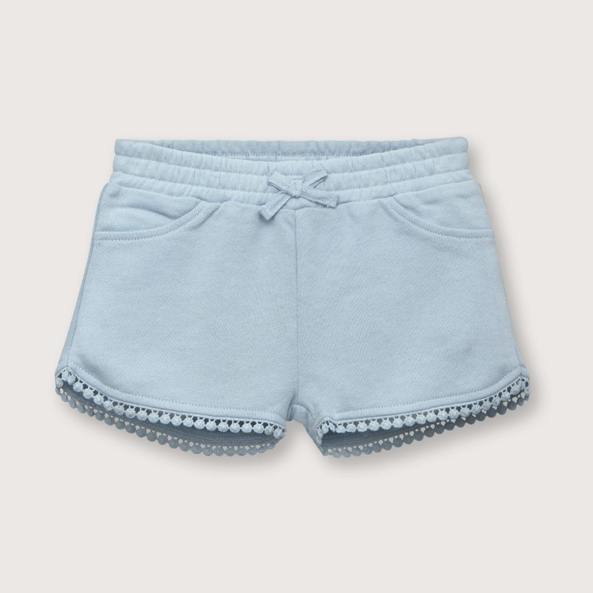 OPALINE - Short de niña cintura elástica Denim (6 meses a 4 años)