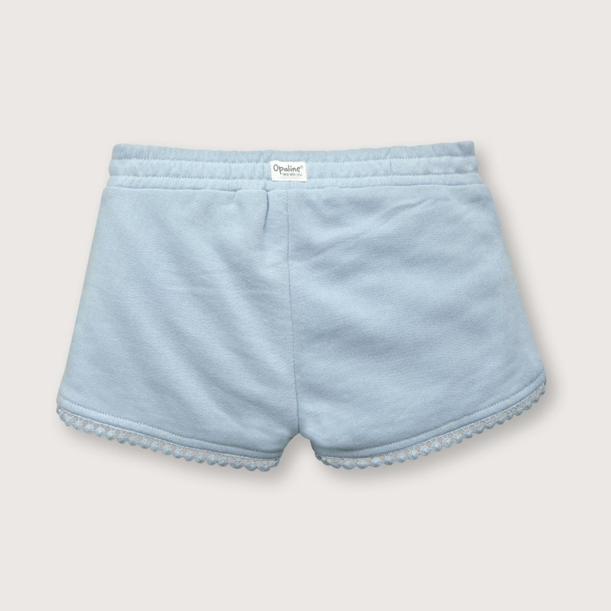 OPALINE - Short de niña cintura elástica Denim (6 meses a 4 años)