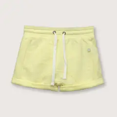 OPALINE - Short de niño cintura elástica amarillo (recién nacido a 9 meses)
