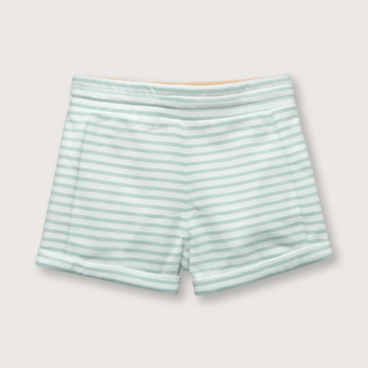 OPALINE - Short de niño cintura elástica verde (recién nacido a 9 meses)