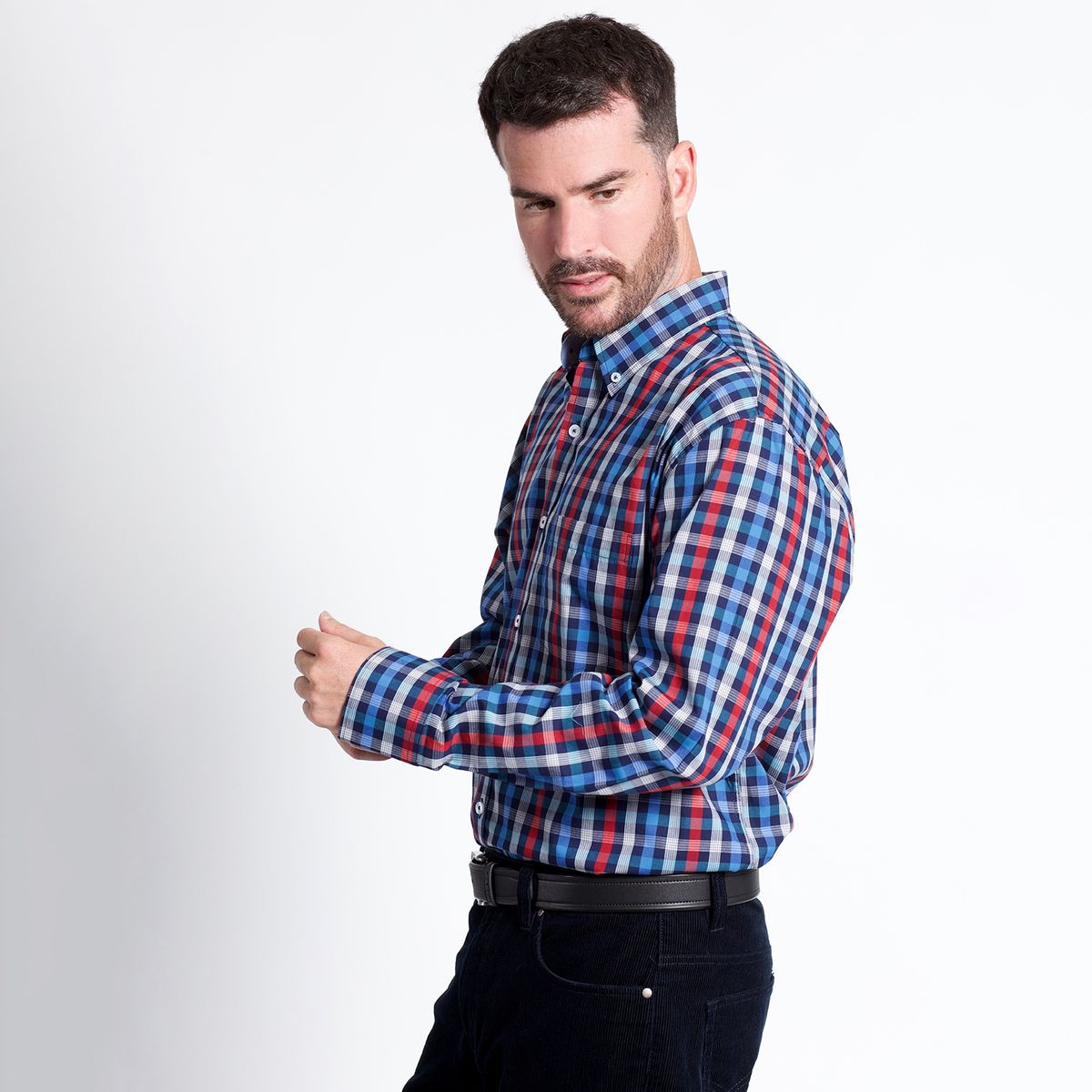 KOTTING - Camisa Fantasía Premium Manga Larga Regular Fit KOTTING
