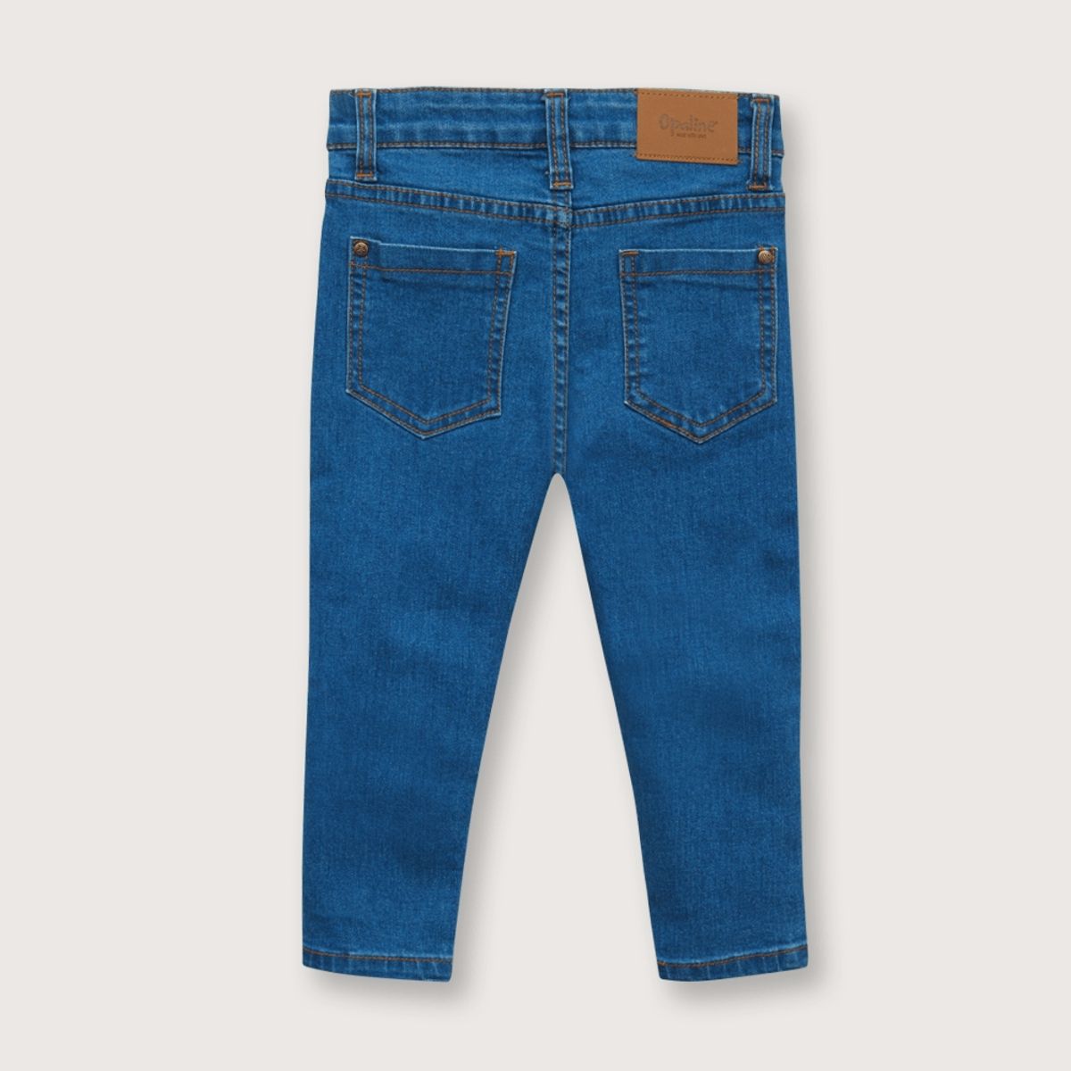 OPALINE - Jeans de niño esencial celeste (6 meses a 4 años)