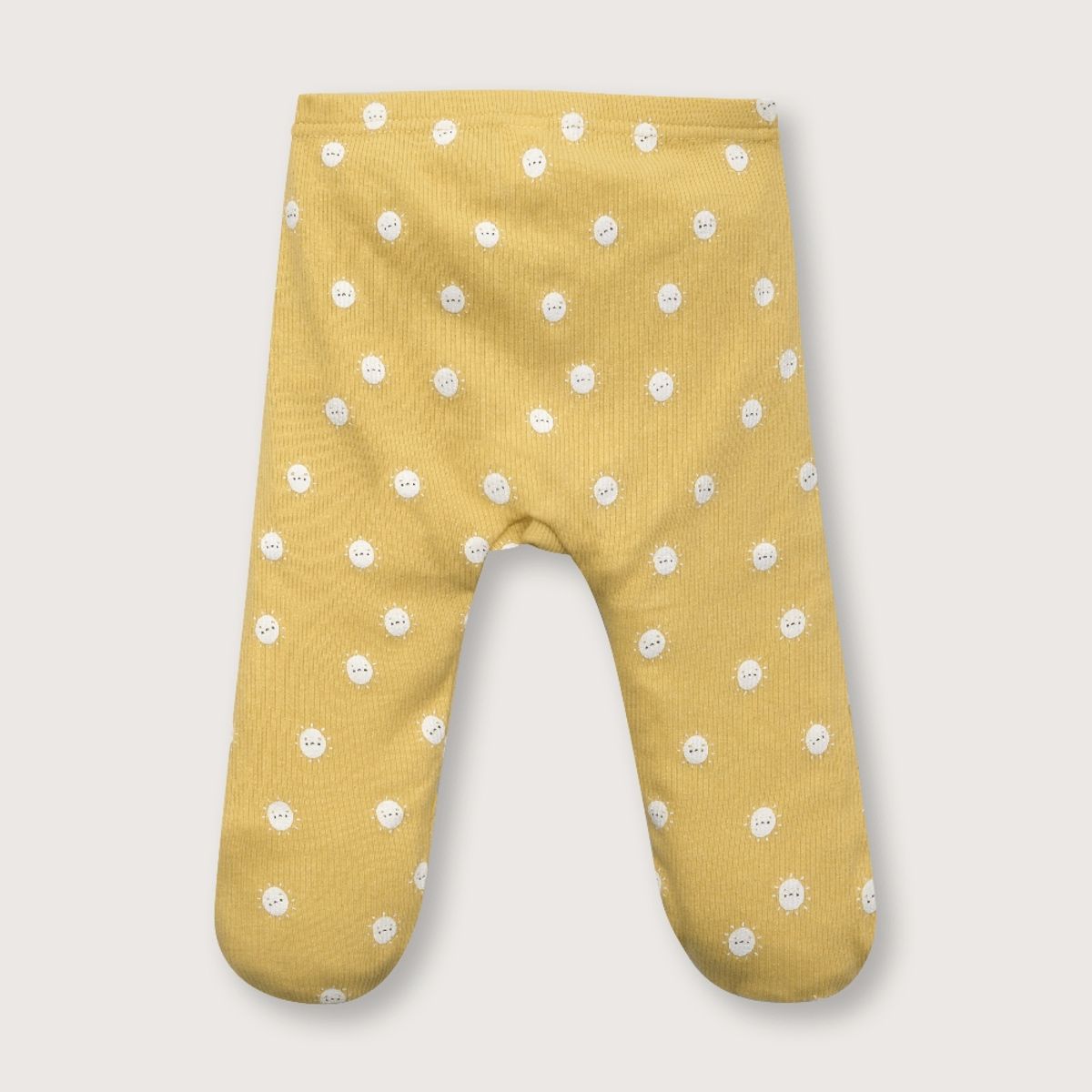 OPALINE - Pantalón orgánico mostaza (recién nacido a 9 meses)