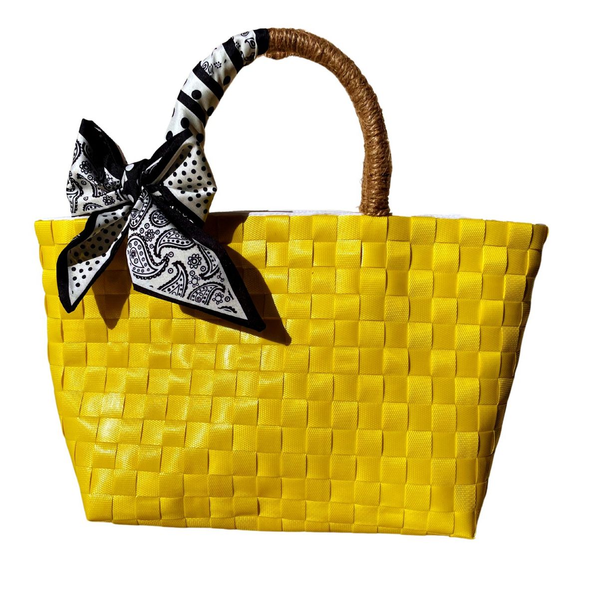 BOHEMIK - Cartera de Mano Amarilla