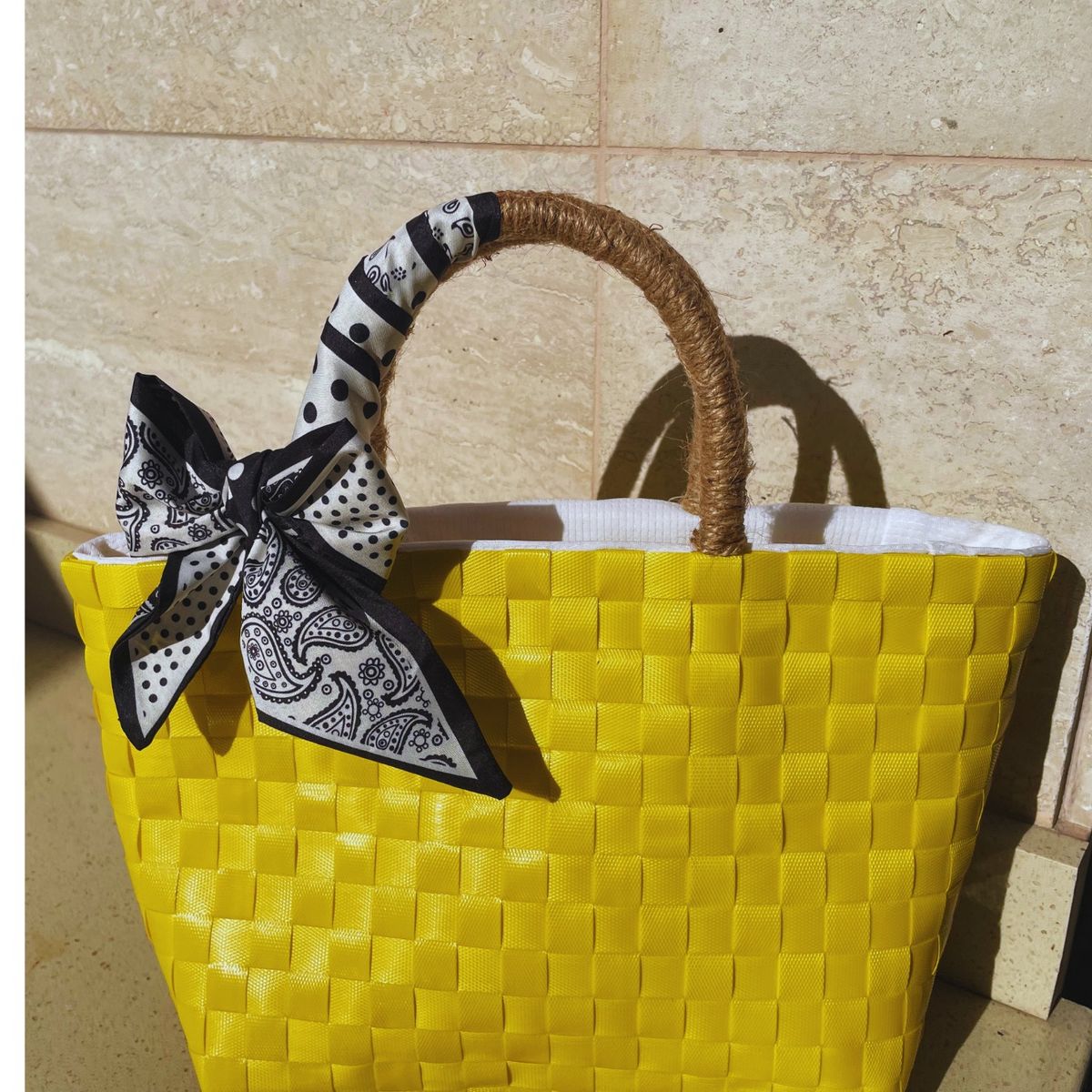 BOHEMIK - Cartera de Mano Amarilla