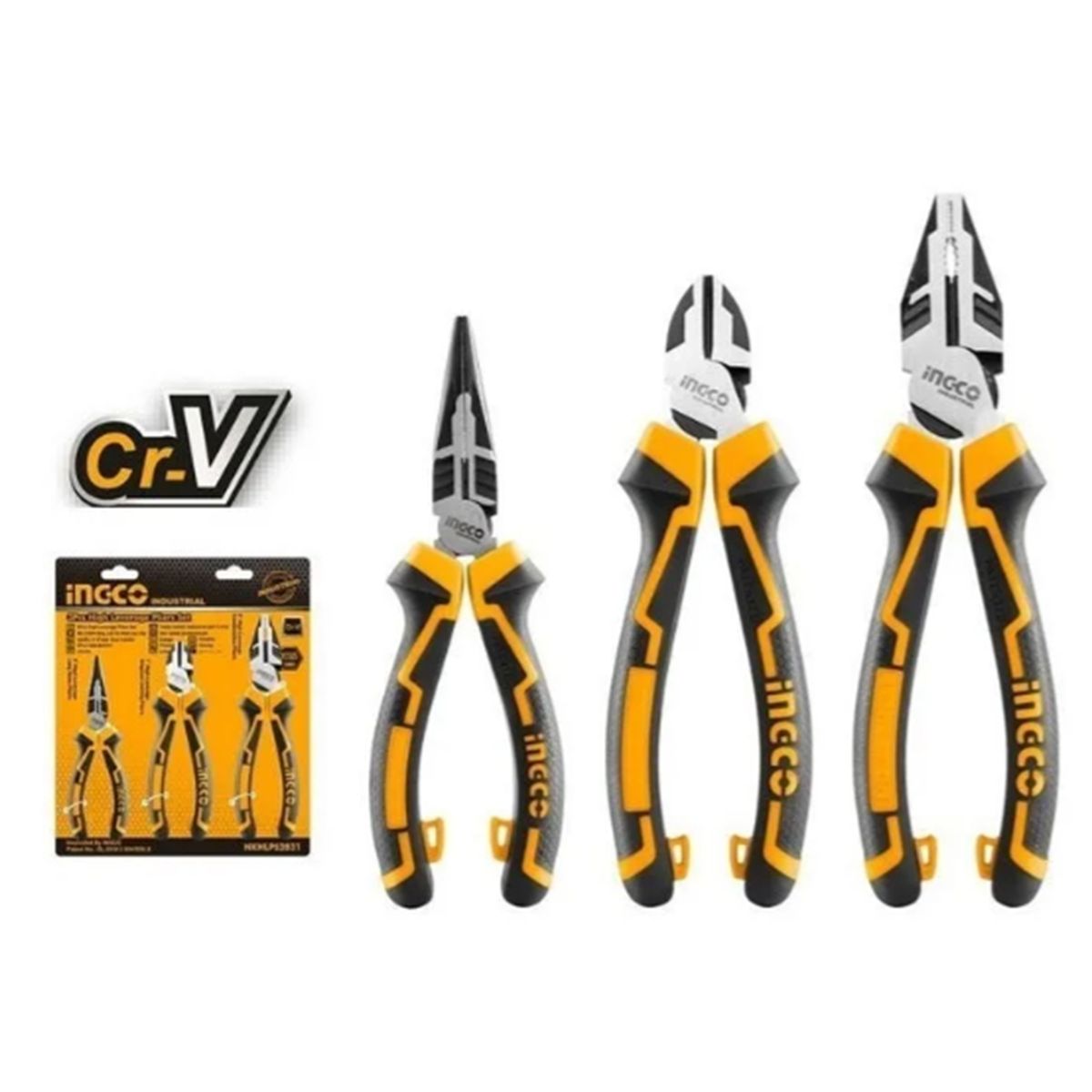 INGCO - Kit Set Juego De Alicates 3 Piezas Ingco Hkhlps2831
