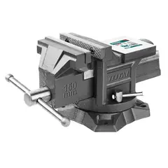 TOTAL TOOLS - Tornillo De Banco Mecanico Base Giratoria 6 Pulgadas